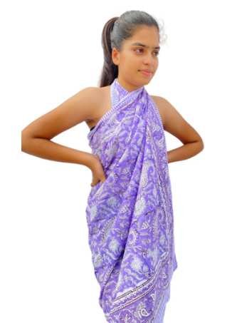 Hand block  cotton dupatta soft pareo scarf